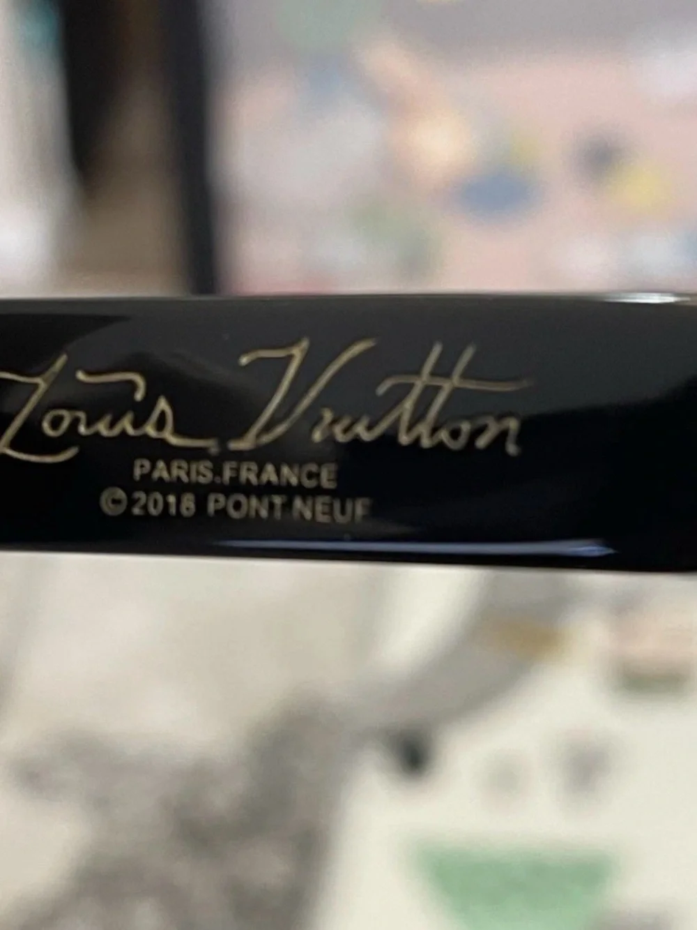 Louis Vuitton 1.1 Millionaires Sunglasses Black Gold Z1165E Authentic Unisex